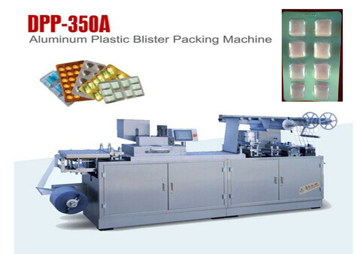 Alu PVC Chewing Gum Automatic Blister Packing Machine PLC Control